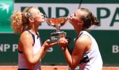 Krejcikova completes titles sweep in Paris