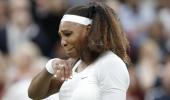 PIX: Wimbledon ends in tears for injured Serena