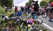 Spectator who caused Tour de France crash arrested