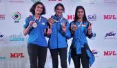 PIX: India win gold in men's, women's 10m air pistol