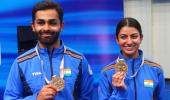 Shooting World Cup: Ganemat-Angad win mixed skeet gold