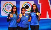 India win silver in 50m rifle 3 position women's event