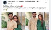 Sania, Virat lead greetings on Eid-ul-Fitr