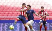 Soccer PIX: Suarez sends Atletico to brink of title