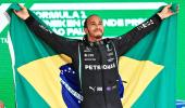 F1: Hamilton hunts down Verstappen to win in Brazil