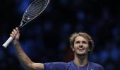 Zverev downs Medvedev to win second ATP Finals crown