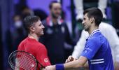 Davis Cup: Djokovic seals Serbia tie, Italy down US