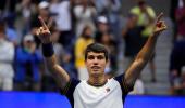 US Open PIX: Alcaraz upsets Tsitsipas; Osaka shocked