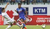 Chhetri, Choudhary score as India down Nepal