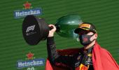 Verstappen triggers Dutch party with dominant home win