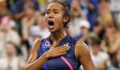 US Open PIX: Fearless Fernandez knocks out Kerber