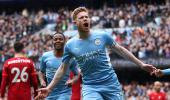 EPL PIX: City, Liverpool share spoils in pulsating tie