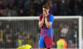 Soccer PIX: Barca stunned by Cadiz