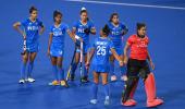 PIX: India women lose to Australia in CWG hockey SF