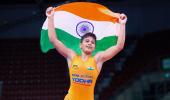 Antim Panghal wins historic Jr World Wrestling gold