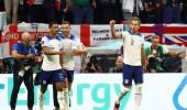 Kane becomes joint-record goalscorer for England