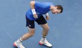 Aus Open PIX: Murray wins thriller; Kvitova bows out