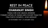 Hockey legend Charanjit Singh no more