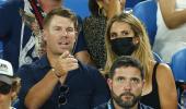 Russell Crowe, Thorpe watch on as Barty makes history