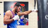 PIX: Indian boxers gear up for CWG 2022