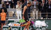 PHOTOS: Zverev's painful exit at French Open