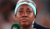 Teary-eyed Gauff says Swiatek is 'on another level'