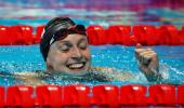 PIX: Ledecky wins record 16th World swimming gold