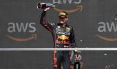 F1 PIX: Verstappen holds off Sainz to win in Canada