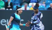 Serena's doubles campaign ends