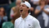 Wimbledon: This player forgot to carry his rackets...