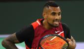 Smitten Kyrgios turns up heat at Indian Wells