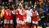 EPL PIX: Gunners take another step towards the title