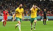 FIFA WC PIX: Aus upset Denmark to move into last 16