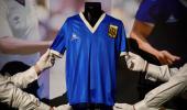 Maradona's 'Hand of God' shirt on display during WC