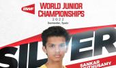 Sankar Muthuswamy wins silver at BWF World Junior C'ships