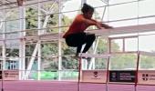 Neeraj Chopra is an ace hurdler too!