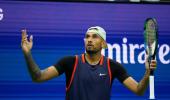 US Open PIX: Kyrgios stuns No. 1 Medvedev to reach QF