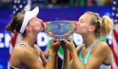 Siniakova-Krejcikova rally to win US Open doubles