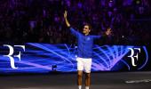 Federer admits to nerves after emotional farewell