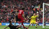 EPL PIX: Late Liverpool goal denies Arsenal victory