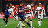 European soccer PIX: Barca stunned by Rayo Vallecano