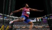 PIX: Tausaga wins shock discus gold; Tamberi on podium