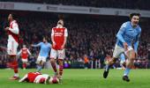 EPL: Ruthless Man City go top with win at Arsenal