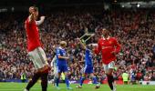 EPL: United outclass Leicester; Spurs move up to 4th