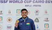 Aishwary Pratap Singh clinches gold in Cairo