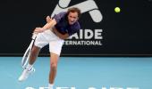 Medvedev reaches quarters; Sabalenka survives scare