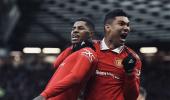 EPL PIX: Rashford rallies United to dramatic derby win