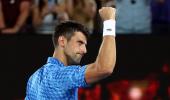 Aus Open PIX: Djokovic storms into quarters