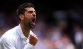 PHOTOS: Djokovic relieved after exhausting Rublev duel