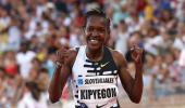 Kipyegon smashes World mile record; Warholm sparkles